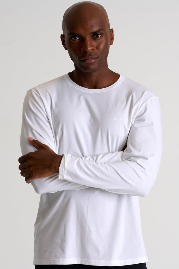 Shan Signature Long sleeve t-shirt with SHAN logo